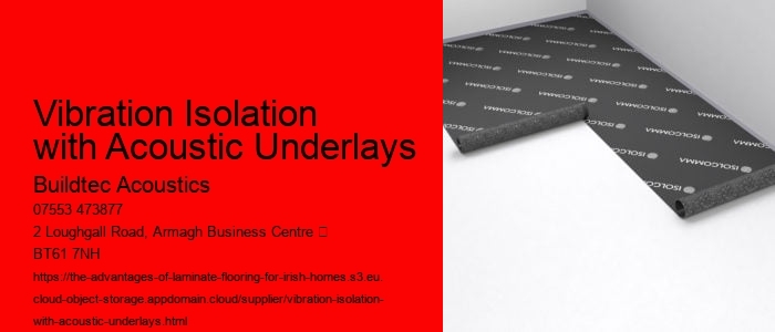 Vibration Isolation with Acoustic Underlays